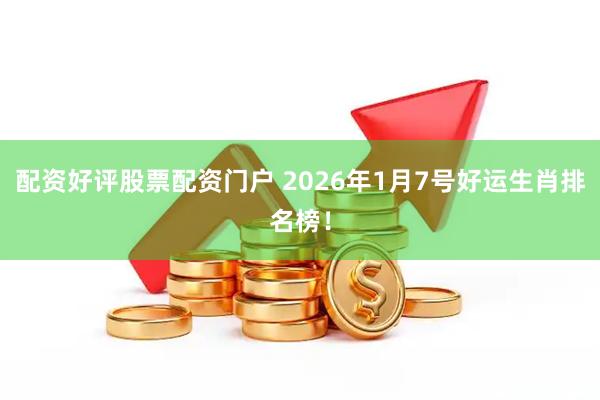 配资好评股票配资门户 2026年1月7号好运生肖排名榜！